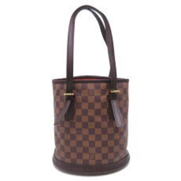 Louis Vuitton Mare Bucket Pouch Tote Bag Damier Ebene Brown - Picture 1 of 9